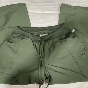 Olive Green Cherokee Infinity Scrub Pants
